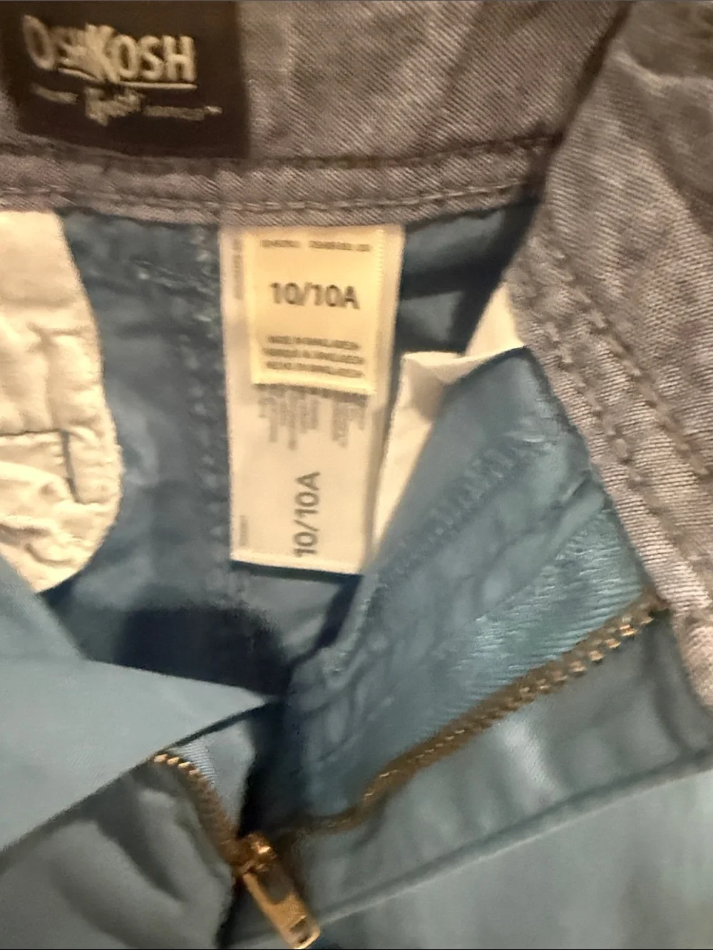 NWT OshKosh B'gosh Light Blue Pants Sz 10
